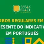 Conjugation of regular Portuguese verbs in the present tense.