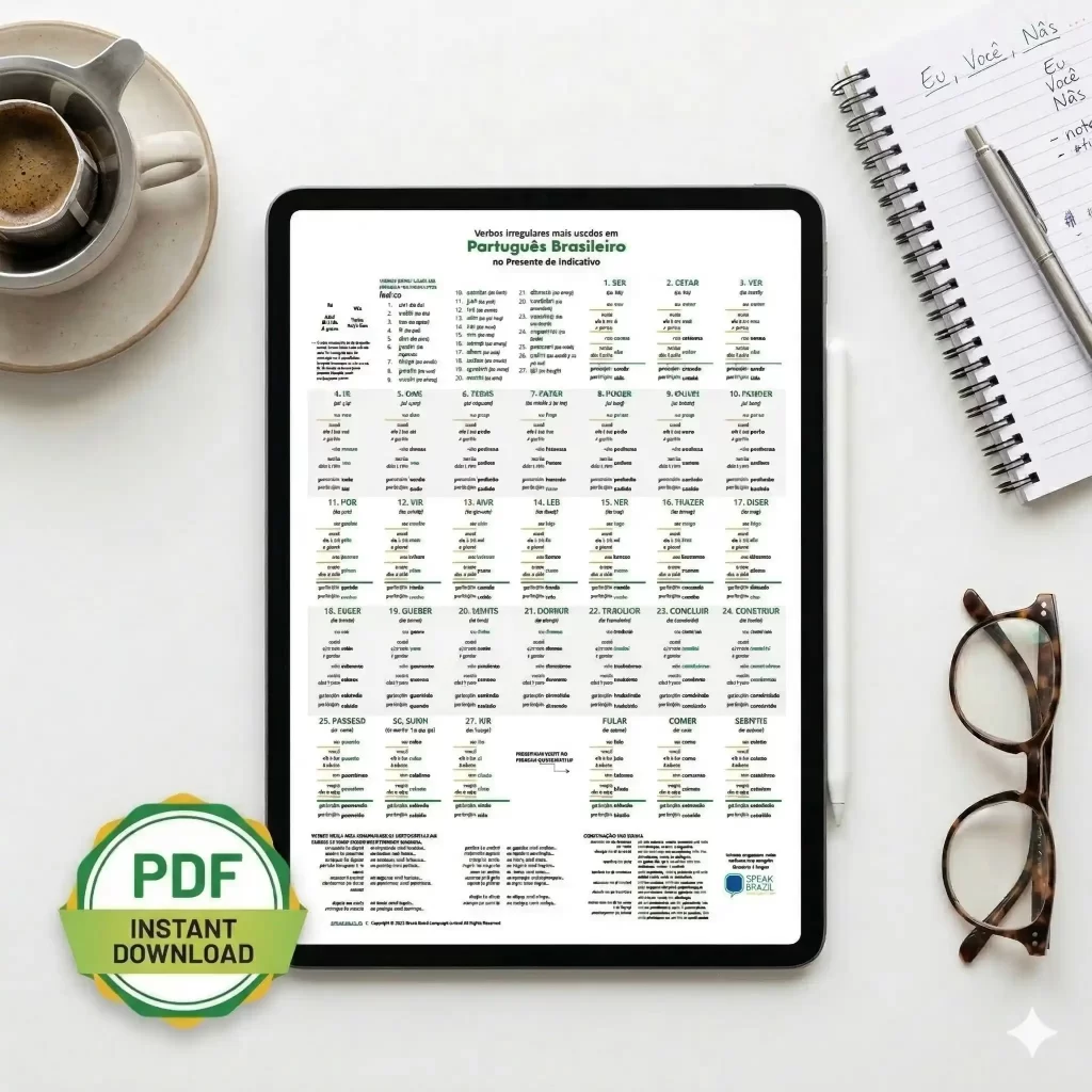Portuguese Irregular Verbs List
