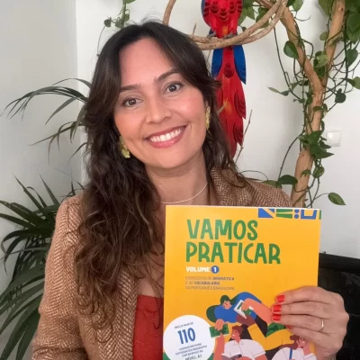 Brazilian Portuguese grammar and vocabulary workbook. A perfect book for students learning Portuguese as a foreign language. Portuguese verb conjugation.
